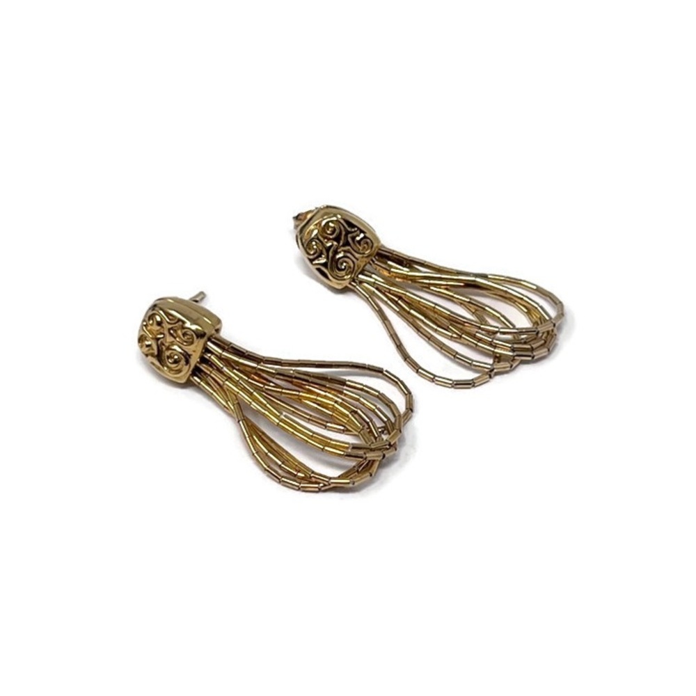 ✨SOLD✨Signed Shubes Dakota West Vermeil Sterling Liquid Silver Heart Earrimgs